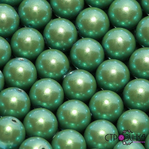 Жемчуг Preciosa MAXIMA Pearlescent Green 4 мм, 10 штук